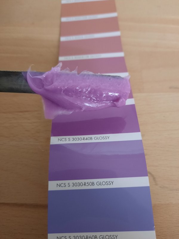 Beispiel Silikon in NCS Farbe, silicone ncs colour
