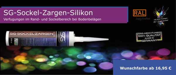 RAL 1015 Hellelfenbein SG-Sockel-Zargen Silikon